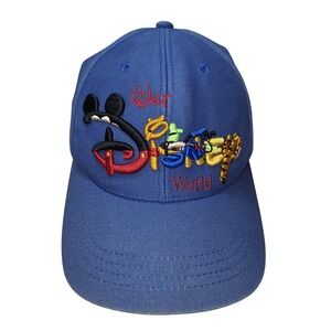 Vintage Disney Mickey Hat Cap Snap Back Mens One Size Walt Disney World 90s